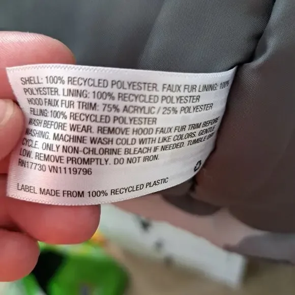 Cat & Jack Toddler Boys Camo Full Zip Puffer Winter Coat 3T - Picture 8 of 10